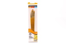 Simply gold taklon synthetic 4 brushes set